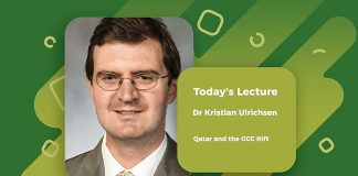Lectures on the Go – Qatar and the GCC Rift by Dr Kristian Ulrichsen
