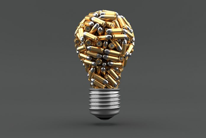 Ammunition in light bulb