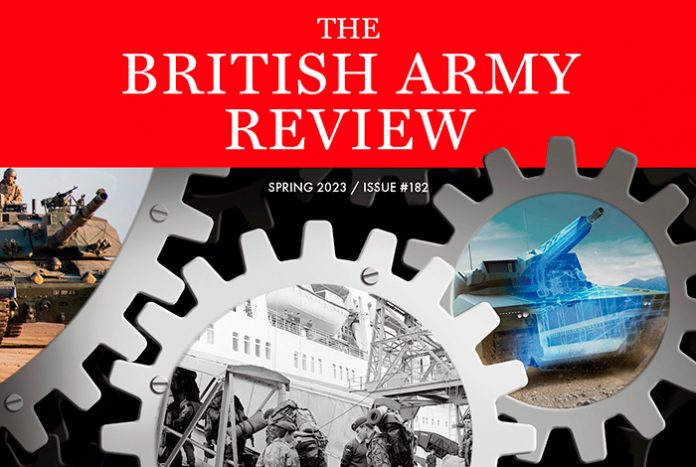 British Army Review 182 – Spring 2023 – Mobilisation